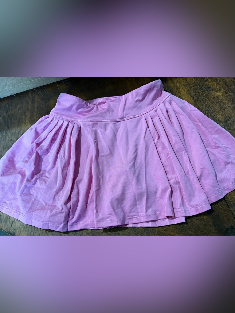 90 Degree By Reflex Girls Pink Drop Shot Pleated Skort M (10)